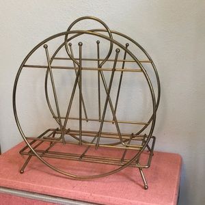 Midcentury modern magazine rack